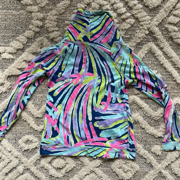 Lilly Pulitzer Indigo Sea Dreamin Angela Zip Up Size XS - Picture 7 of 8